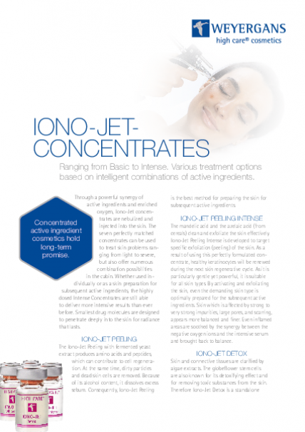 Iono-Jet Concentrates Flyer